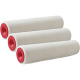 Set van 3x Stuks Muur Vacht Anti-spat Verfrollers Velours Pluisvrij 5.6 X 25 cm - Verfspullen