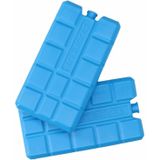 Koeltas van 30,5 X 18 X 49,8 cm Blauw/Zwart met 6x Stuks Koelelementen - 12 Liter Inhoud