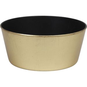 Othmar Decorations Plantenpot - kunststof - goudkleurig - 24 x 10 cm