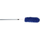Set van 2x stuks plumeau/duster microvezel met telescoopsteel 75 - 150 cm blauw - plumeaus