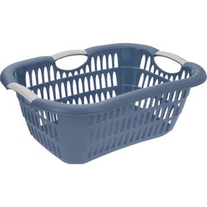 Wasmand met deksel 46x33x60 cm poly rattan kopen