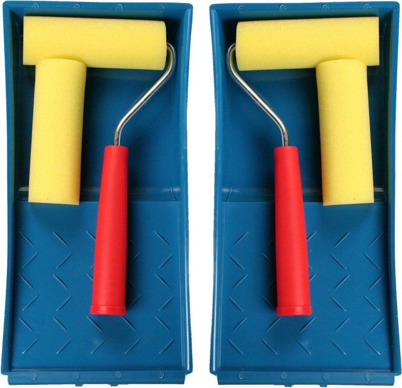 Benson - Lakroller Schilderset - 5x Stuks - Multi - Kunststof