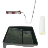 Verfroller Anti Spat Lakroller Profi Schilderset met Softgrip Beugel en Verfbak 25 cm
