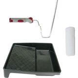 Verfroller Anti Spat Lakroller Profi Schilderset met Softgrip Beugel en Verfbak 25 cm