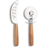 Taartschepper - RVS - Zwart