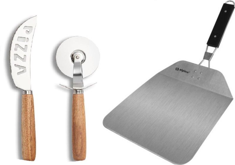 Taartschepper - RVS - Zwart