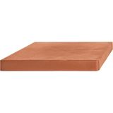 2x Stuks plantenonderzetters/multirollers vierkant terracotta kunststof 30 cm - Trolleys voor kamerplanten