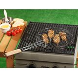 3x stuks barbecue/BBQ braadrooster rond 30 cm - Metaal