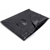 Pakket van 2x stuks kweekfolie met gaatjes zwart 5 meter - Groentetuin folie - Moestuin artikelen