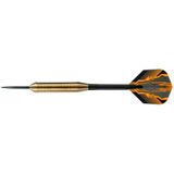 Dartbord set compleet van diameter 45.5 cm met 6x Club Brass dartpijlen van 24 gram - Professioneel darten pakket