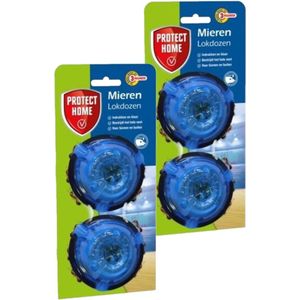 Mieren lokdoosjes - 8x - mierenval - mierenlokdoosjes - pushbox - Mierenbestrijdingsdoosje - insectenwererde bestrijdingsmiddelen