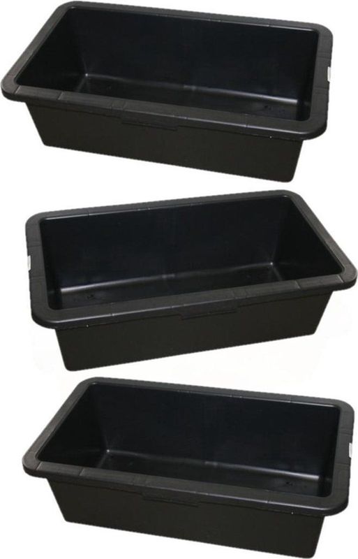 Speciekuip - 60 L - 70 x 40 x 30 cm - 4 stuks