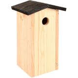 Nestkastjes/vogelshuisjes set van 2x stuks voor tuinvogels - 28 cm en 26 cm