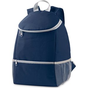 Koeltas rugtas/rugzak blauw 28 x 14 x 34 cm 10 liter - Koeltassen - Koelrugzak