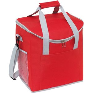 Grote koeltas rood 32 x 23 x 37 cm 27 liter - Koeltassen