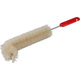 Buemag - Radiatorborstel Set - Beige - Kunststof - 1x L-vorm 36 cm 1x Flexibel 66 cm