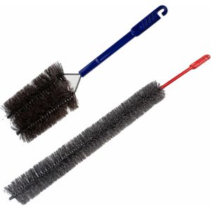 Kunststof Radiator/Verwarming Borstel set
