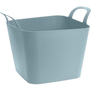 Flexibele Kuip Emmer/Wasmand Vierkant Groen 36 Liter - Opbergmanden