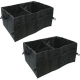 ProPlus - Kofferbak Organizer - Zwart - Polyester - Set van 2 Stuks