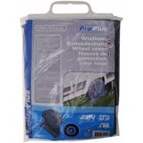 2x Stuks Polyester Bandenhoes Grijs - Autohoezen