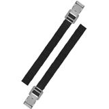 ProPlus - Spanbanden - Zwart - Kunststof - Set van 8x 30 cm