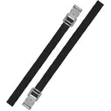 Set van 6x stuks caravan/camper fietsen spanbanden/sjorbanden/bindriemen 50 cm - Auto/caravan/camper fiets accessoires