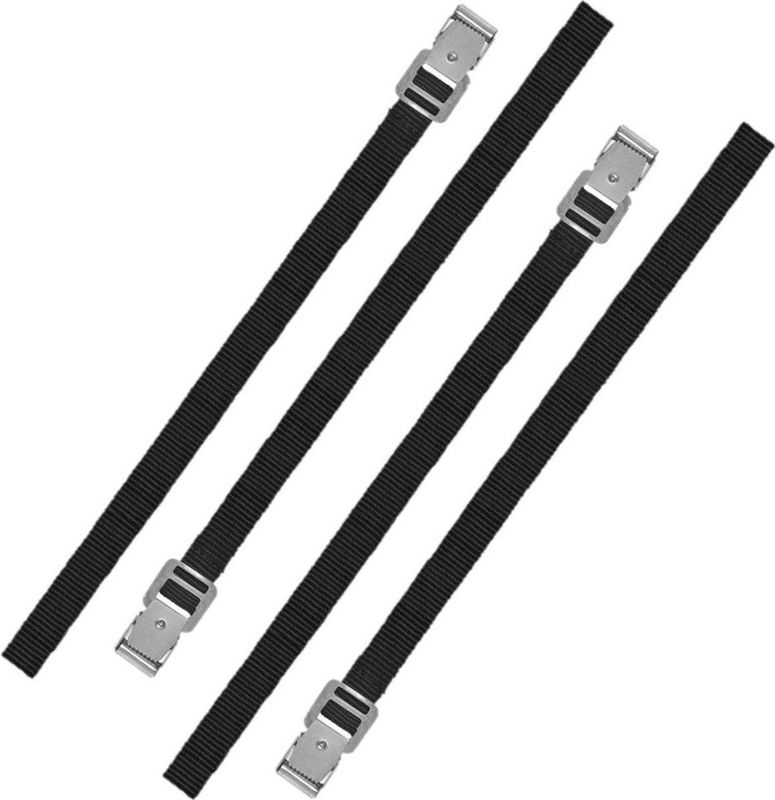 Set van 6x stuks caravan/camper fietsen spanbanden/sjorbanden/bindriemen 75 cm - Auto/caravan/camper fiets accessoires