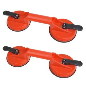 Set van 2x stuks vacuumheffer met 2 zuignappen tot 80 kg - glasheffer/glasdrager