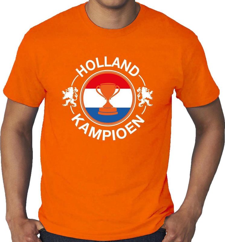 Holland - Fan T-shirt - Oranje - Nederland Supporter - EK / WK Shirt