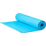 Yogamat/fitness mat blauw 183 x 60 x 1 cm - Sportmat/pilatesmat - Thuis sporten