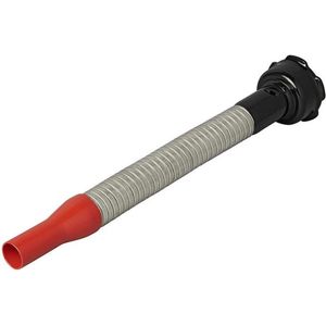 Set van 2x stuks flexibele metalen schenktuit voor jerrycan met magnetische dop 24 cm