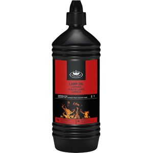 Set van 2x stuks tuimeltoorts/olielamp zwart met heldere lampenolie/fakkelolie - Tuinfakkel - Olielamp - Lampolie
