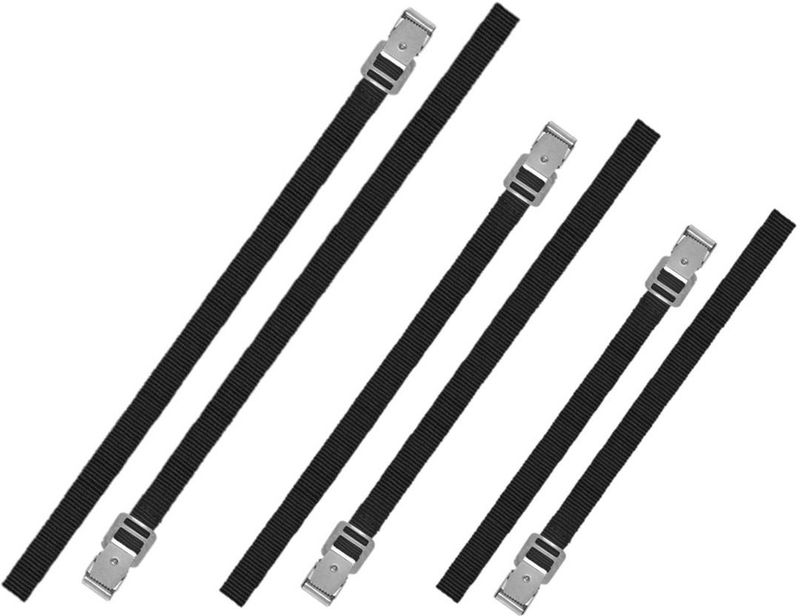 Voordeelset van 6x stuks caravan/camper fietsen spanbanden 50/75/100 cm - Super handige vastmaak bandjes