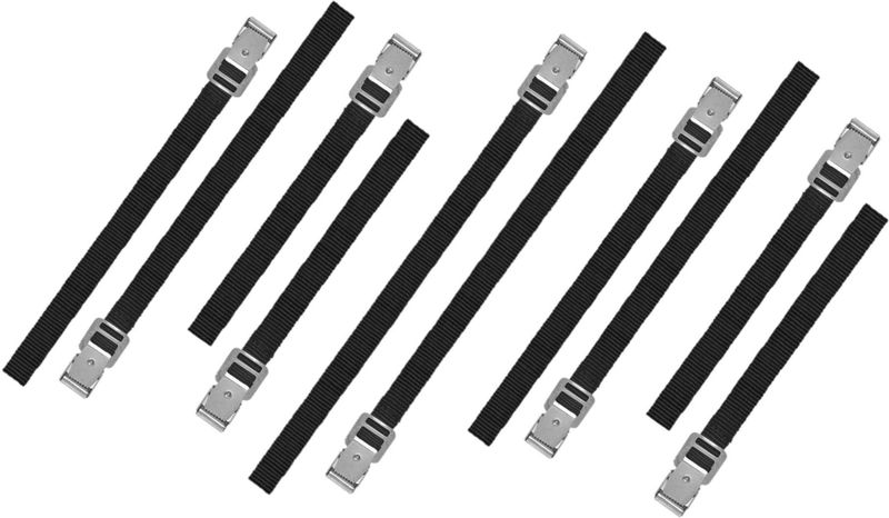 ProPlus - Spanbanden - Zwart - Kunststof - Set van 10 stuks