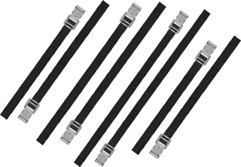Proplus - Voordeelset Spanbanden - 8x Stuks - 50/75/100 cm - Metalen Gespen