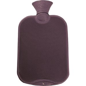 Kunststof Warmtekruik - Aubergine - 2 Liter - Rubber