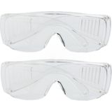 Set van 6x stuks veiligheidsbril / vuurwerkbril voor volwassenen - beschermbril