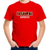 Bellatio Decorations - Belgium Fan T-shirt - Rood - Kinderen - EK/WK Shirt