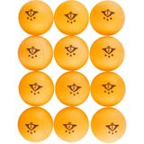 Engelhart Tafeltennis ballen - 24x - pingpong balletjes - oranje - 4 cm - Tafeltennisballen