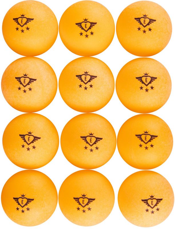 Engelhart Tafeltennis ballen - 24x - pingpong balletjes - oranje - 4 cm - Tafeltennisballen