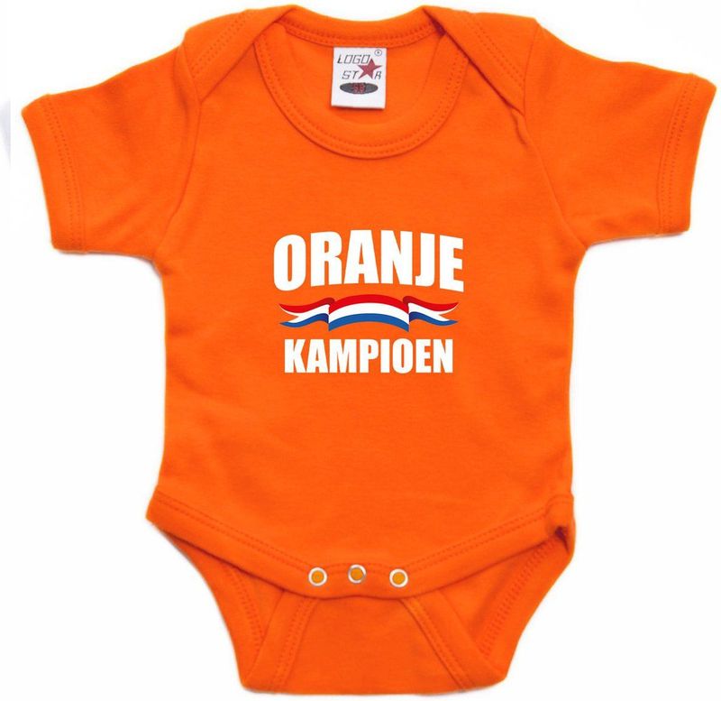 Bellatio Decorations - Romper - Oranje - 100% Katoen