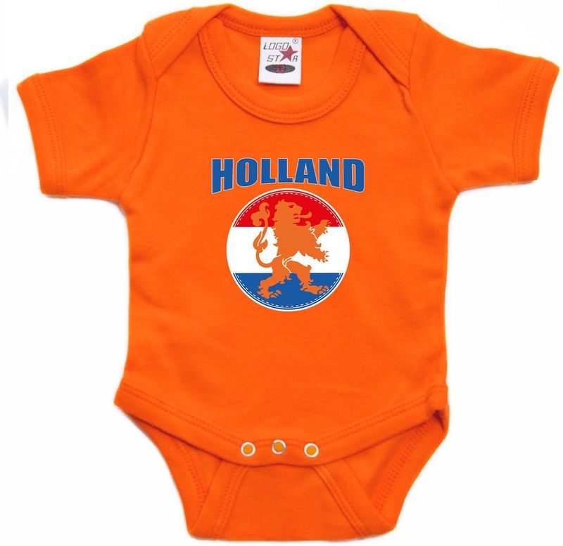 Bellatio Decorations - Romper - Oranje - Katoen