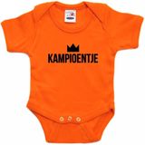 Be - Kampioentje Romper - Oranje - 100% Katoen