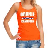 Bellatio Decorations - Oranje Kampioen - Tanktop - Oranje - 100% Katoen