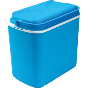 Koelbox blauw 24 liter 40 x 25 x 37 cm incl. 4 koelelementen