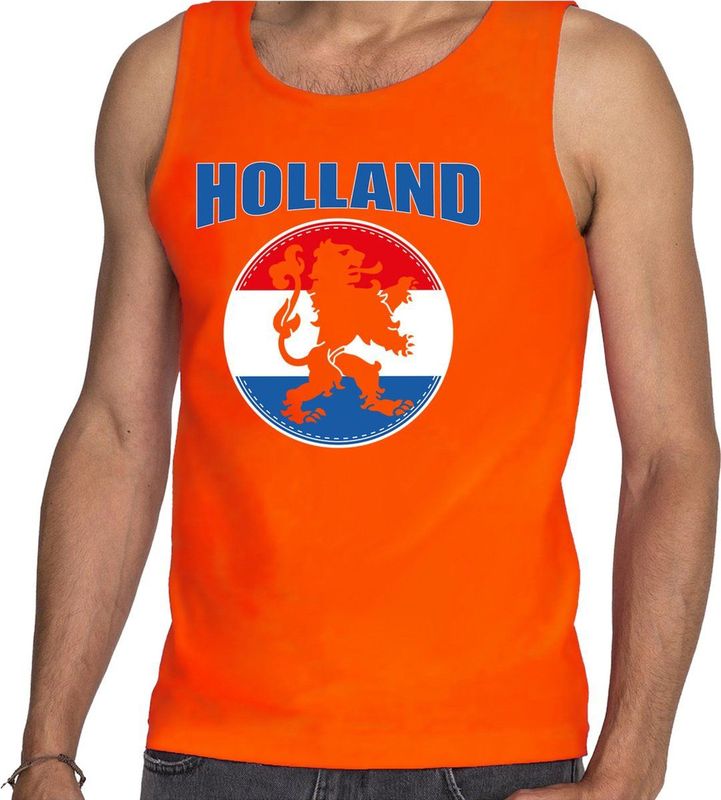 Bellatio Decorations - Holland - Tanktop - Oranje - Nederland Supporter