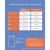 Bellatio - Tanktop - Oranje - 100% Katoen - Heren