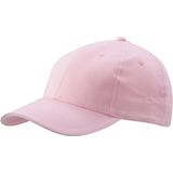 2x stuks lichtroze baseball cap 100% katoen - Voordelige roze petjes/caps voor volwassenen