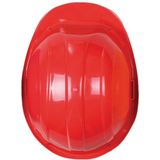 Set van 2x stuks veiligheidshelmen/bouwhelmen hoofdbescherming rood verstelbaar 55-62 cm