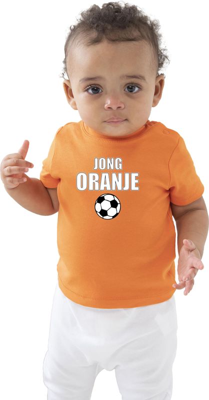 Oranje Fan T-shirt Voor Baby/ Peuters - Jong Oranje - Holland / Nederland Supporter